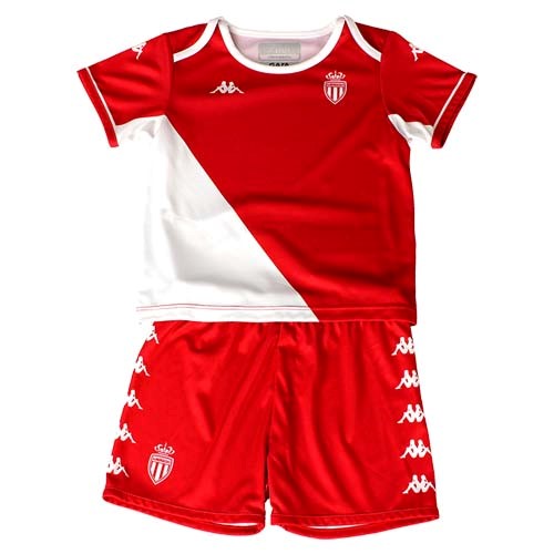 Camiseta AS Monaco Replica Primera Ropa Niño 2021/22